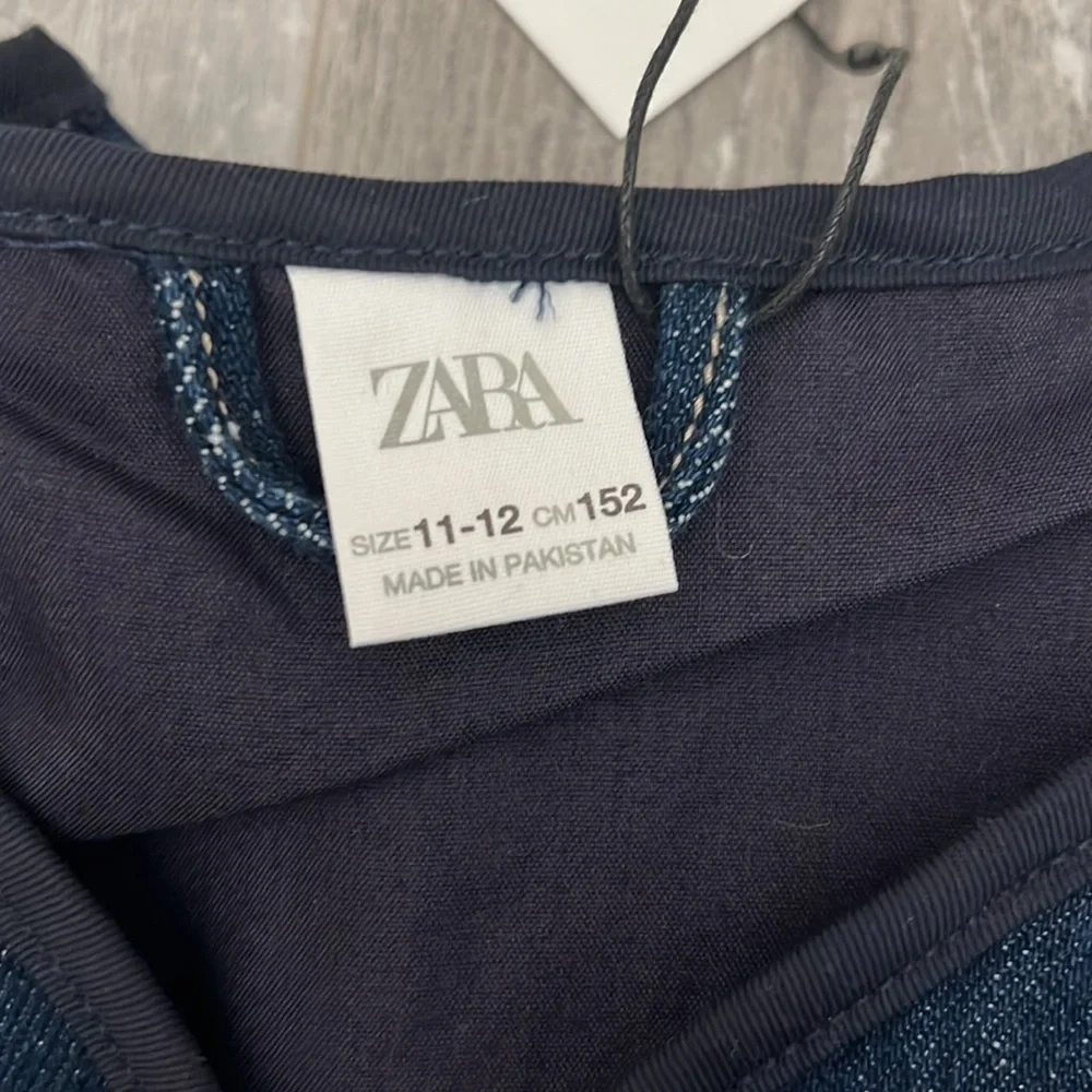 Zara Denim Puffer Vest Limited Edition